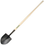 RAZOR-BACK Razor-Back 40104 Irrigation Shovel, 8-7/8 in W Blade, Steel Blade, Hardwood Handle, Long Handle, 48 in L Handle