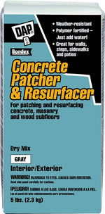 DAP DAP Bondex 10466 Concrete Patcher and Resurfacer, Gray, 5 lb PAINT DAP