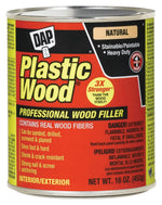 DAP DAP 21506 Wood Filler, Paste, Strong Solvent, Natural, 16 oz PAINT DAP