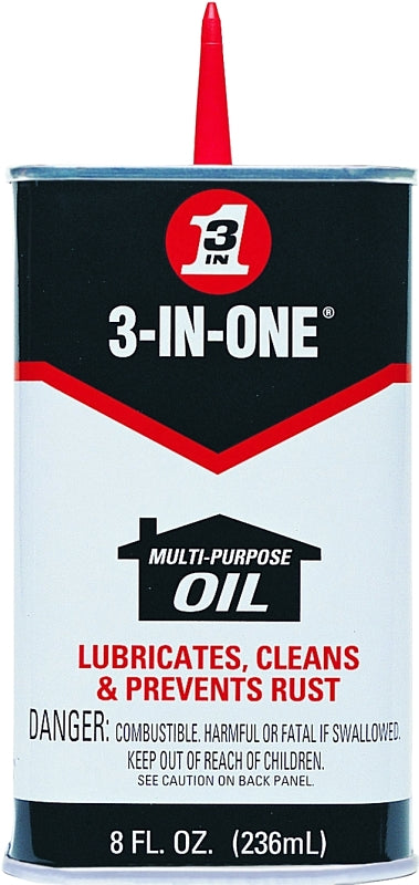 WD-40 3-In-One 10038 Multi-Purpose Drip Oil, 8 oz Bottle, Liquid