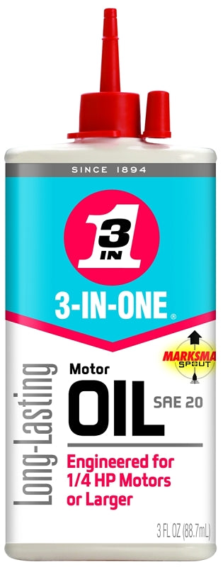WD-40 3-In-One 101456/10045 Motor Oil, 20, 3 oz