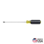 KLEIN Klein Tools 603-6 Screwdriver, #3 Drive, Phillips Drive, 11 in OAL, 6 in L Shank, Acetate Handle, Cushion-Grip Handle TOOLS KLEIN
