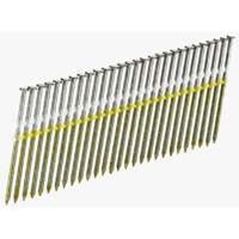 SENCO Senco GL24APBSN Collated Nail, Plastic Strip Collation, 2-3/8 in L, Steel, Bright Basic, Full Round Head