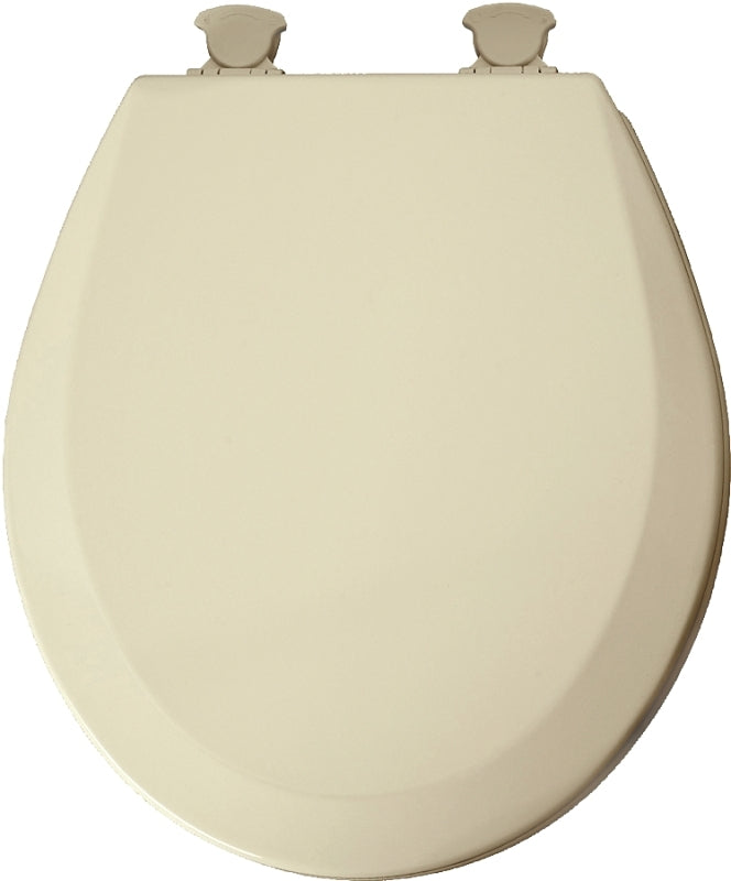 MAYFAIR Mayfair 41EC 006/46EC Toilet Seat, Round, Molded Wood, Bone, Twist Hinge PLUMBING, HEATING & VENTILATION MAYFAIR