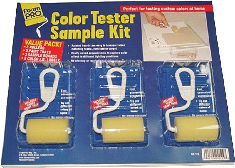 FOAMPRO Foampro 122 Color Tester Roller Kit PAINT FOAMPRO