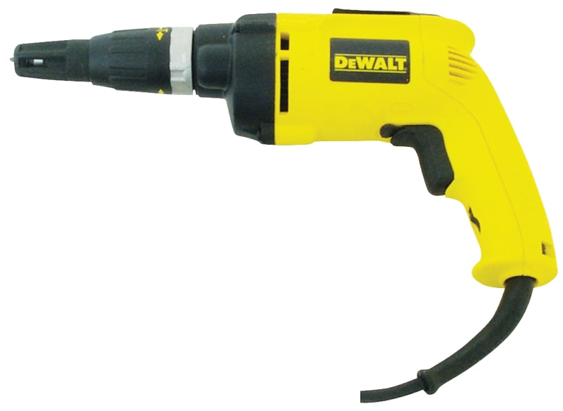 DEWALT DEWALT DW257 All Purpose Screwgun, 6.2 A, 1/4 in Chuck, 2500 rpm Speed, 8 ft L Cord TOOLS DEWALT