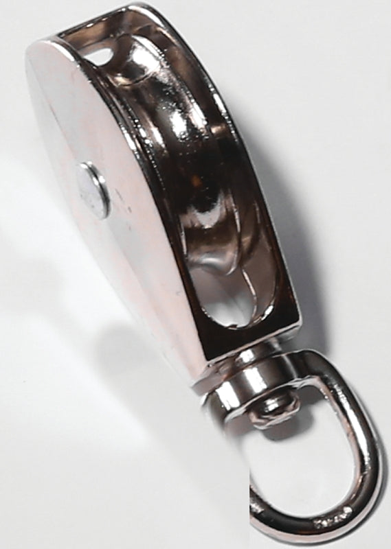 BARON Baron 0173ZD-1-1/4 Swivel Eye Pulley, 5/16 in Rope, 1-1/4 in Sheave, Cadmium HARDWARE & FARM SUPPLIES BARON