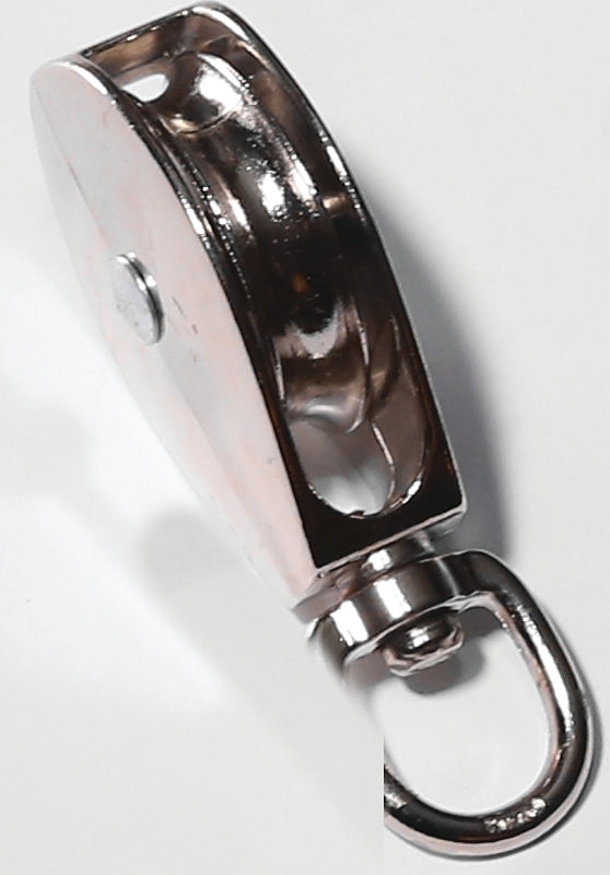 BARON Baron 0173ZD-1-1/2 Rope Pulley, Single Swivel Eye, 5/8 in Dia Eye, 5/16 in Rope, 1-1/2 in Sheave, Cadmium HARDWARE & FARM SUPPLIES BARON