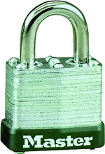 MASTER LOCK Master Lock 105D Padlock, Keyed Different Key, 3/16 in Dia Shackle, Steel Shackle, Steel Body, 1-1/8 in W Body