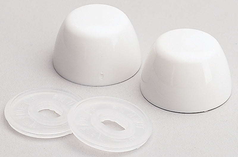 FLUIDMASTER Fluidmaster 7115 Bowl Bolt Cap, Plastic, White