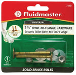 FLUIDMASTER Fluidmaster 7110 Bowl-to-Floor Bolt, 2-1/4 in L Dimensions, Brass PLUMBING, HEATING & VENTILATION FLUIDMASTER