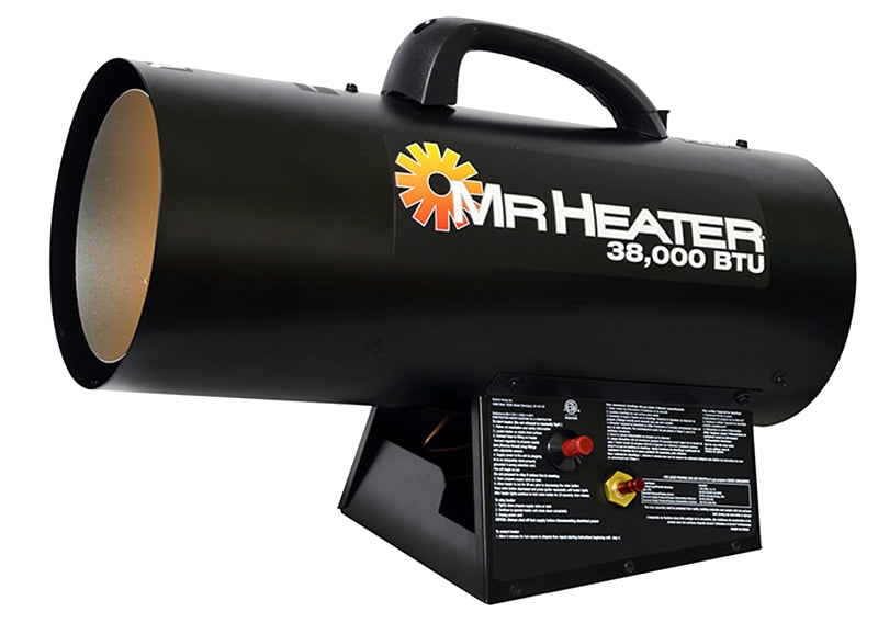 MR HEATER Mr. Heater F271350 Forced Air Gas Heater, 20 lb Tank, Propane, 38,000 Btu, 950 sq-ft Heating Area APPLIANCES & ELECTRONICS MR HEATER