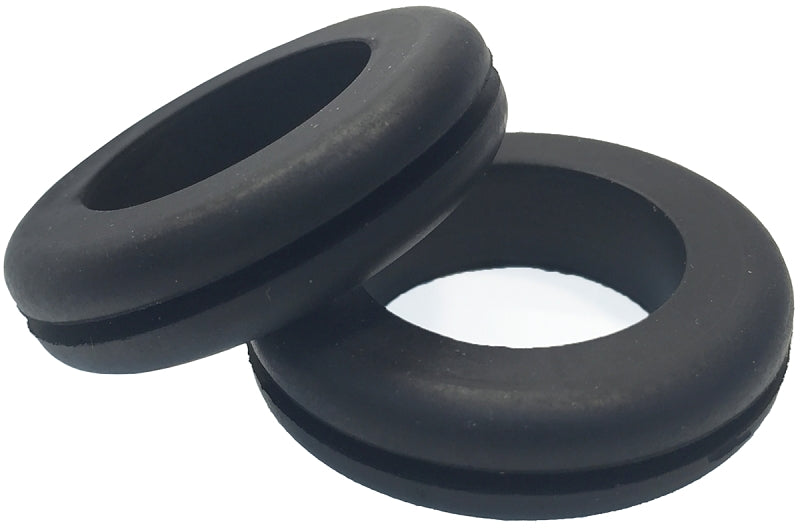 GB Gardner Bender GHG-1575 Hole Grommet, 3/4 in ID, Vinyl, Black