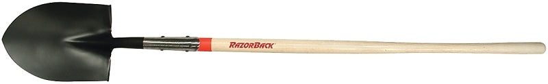RAZOR-BACK Razor-Back 45519 Shovel, 8-7/8 in W Blade, Steel Blade, Hardwood Handle, Straight Handle, 48 in L Handle