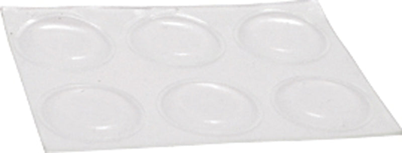 SHEPHERD Shepherd Hardware 9965 Surface Guard Bumper Pad, 3/4 in, Round, Vinyl, Clear HARDWARE & FARM SUPPLIES SHEPHERD