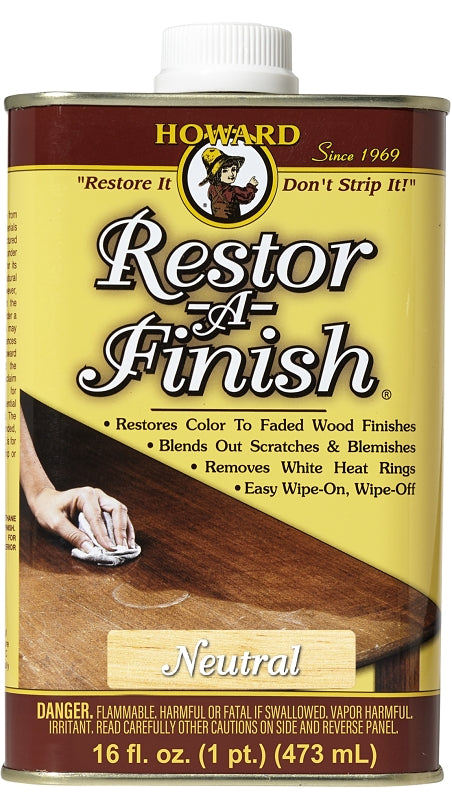 HOWARD Howard RF1016 Wood Restorer, Liquid, 16 oz Can PAINT HOWARD