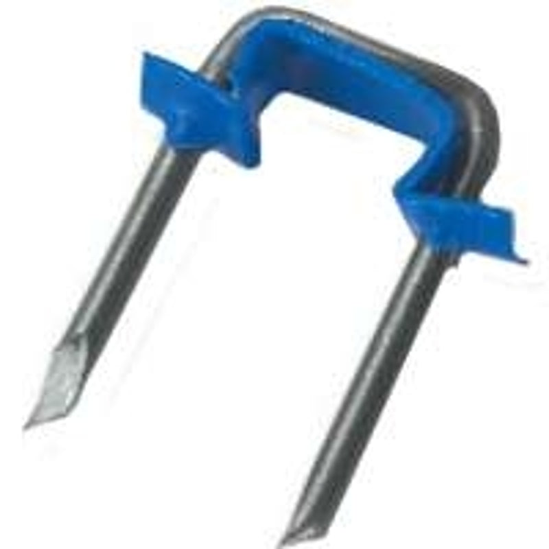 GB Gardner Bender MSI-150 Metal Staple, 1/2 in W Crown, 1 in L Leg, Plastic/Steel, Graphite ELECTRICAL GB