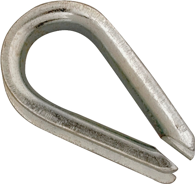 CAMPBELL CHAIN Campbell T7670649 Wire Rope Thimble, 3/8 in Dia Cable, Malleable Iron, Electro-Galvanized HARDWARE & FARM SUPPLIES CAMPBELL CHAIN