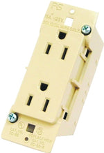 US HARDWARE US Hardware E-102C Receptacle, 125 V, 15 A, 2-Pole, Ivory AUTOMOTIVE US HARDWARE