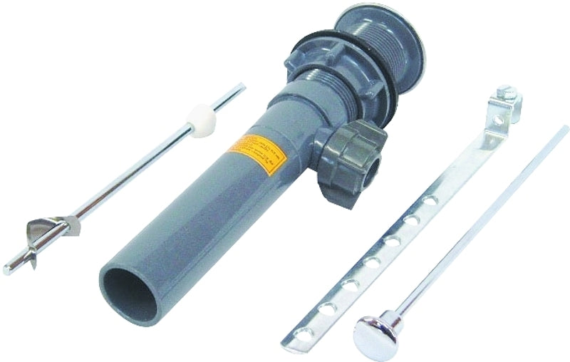 US HARDWARE US Hardware P-139C Pop-Up Drain, ABS, Black, Chrome AUTOMOTIVE US HARDWARE