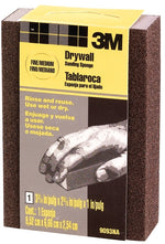 3M 3M 9093 Sanding Sponge, 3-3/4 in L, 2-5/8 in W, Fine, Medium PAINT 3M