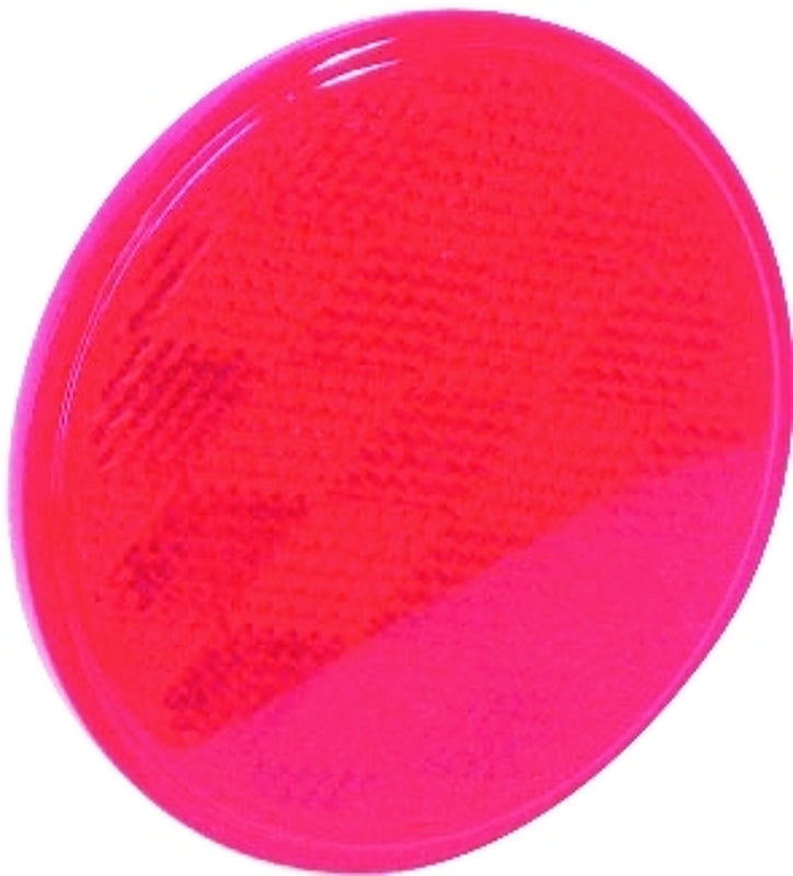 US HARDWARE US Hardware RV-659C Safety Reflector, Red Reflector, Plastic Reflector, Adhesive AUTOMOTIVE US HARDWARE