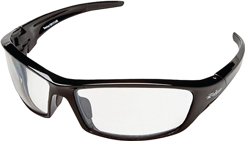 EDGE Edge SR111AR Non-Polarized Safety Glasses, Gray Lens, Black Frame, Unisex, Polycarbonate Lens, Full Frame, Nylon Frame