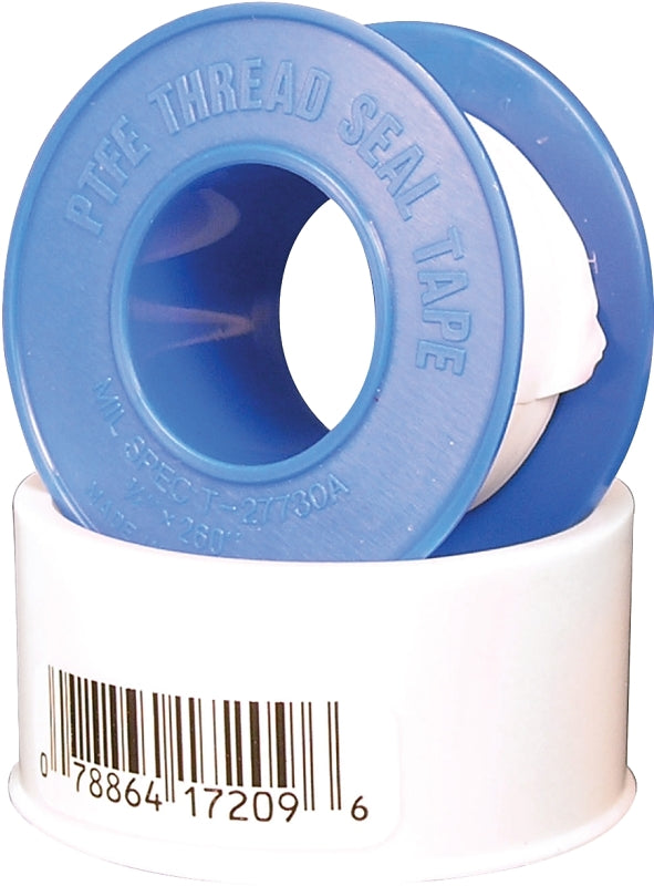 HARVEY Harvey 17209B Thread Seal Tape, 260 in L, 3/4 in W, PTFE