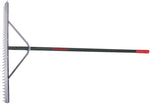 RAZOR-BACK Razor-Back 63000 Landscape Rake, 4.325 in L Head, 36 in W Head, 36-Tine, Aluminum Head