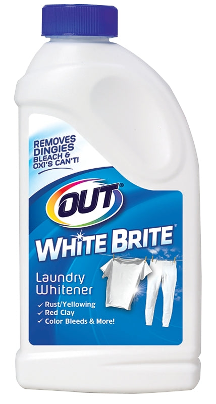 SUMMIT BRANDS OUT White Brite WB30N/YO12N Laundry Whitener, 30 oz, Bottle, Powder, White