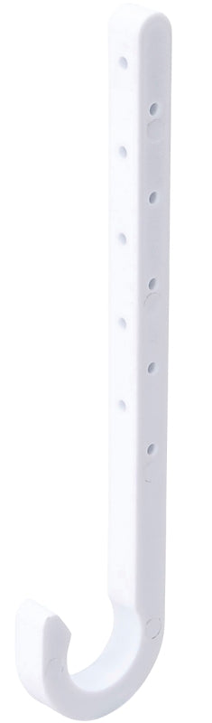 B & K INDUSTRIES B & K P01-125HC Baby J-Hook, 1-1/4 in Opening, ABS PLUMBING, HEATING & VENTILATION B & K INDUSTRIES