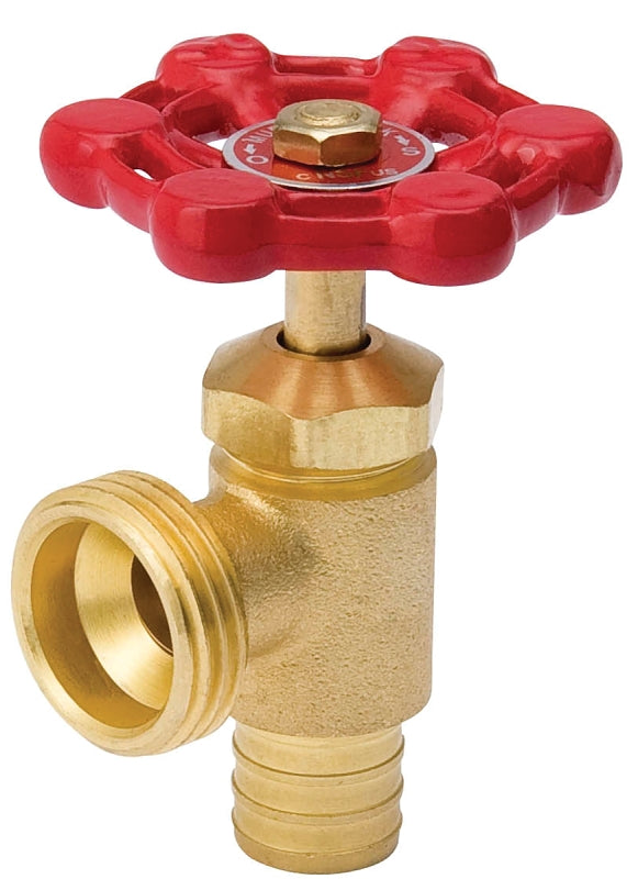 B & K INDUSTRIES B & K ProLine Series 102-014 Boiler Drain Valve, 3/4 in Connection, PEX, 125 psi Pressure, Brass Body PLUMBING, HEATING & VENTILATION B & K INDUSTRIES