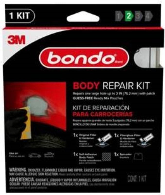BONDO Bondo BRKIT-2PK-ES Body Repair Kit, 2 oz Pouch, Paste AUTOMOTIVE BONDO