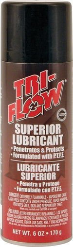 TRI-FLOW Tri-Flow TF20005 Lubricant, 6 oz Aerosol Can, Liquid AUTOMOTIVE TRI-FLOW