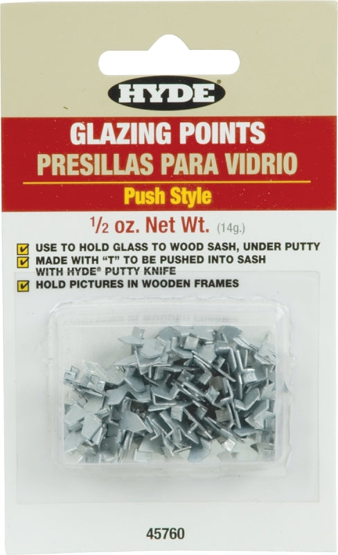 HYDE Hyde 45760 Glazier Point, Aluminum, Silver PAINT HYDE