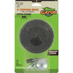 GATOR Gator 9485 Sanding Wheel, 4 in Dia, 60 Grit, Extra Coarse, Silicon Carbide Abrasive