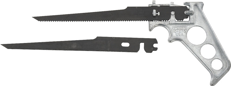 STANLEY STANLEY 15-275 4-Way Keyhole Saw, 7 in L Blade, 9 and 24 TPI, Steel Blade, Pistol Grip Handle TOOLS STANLEY