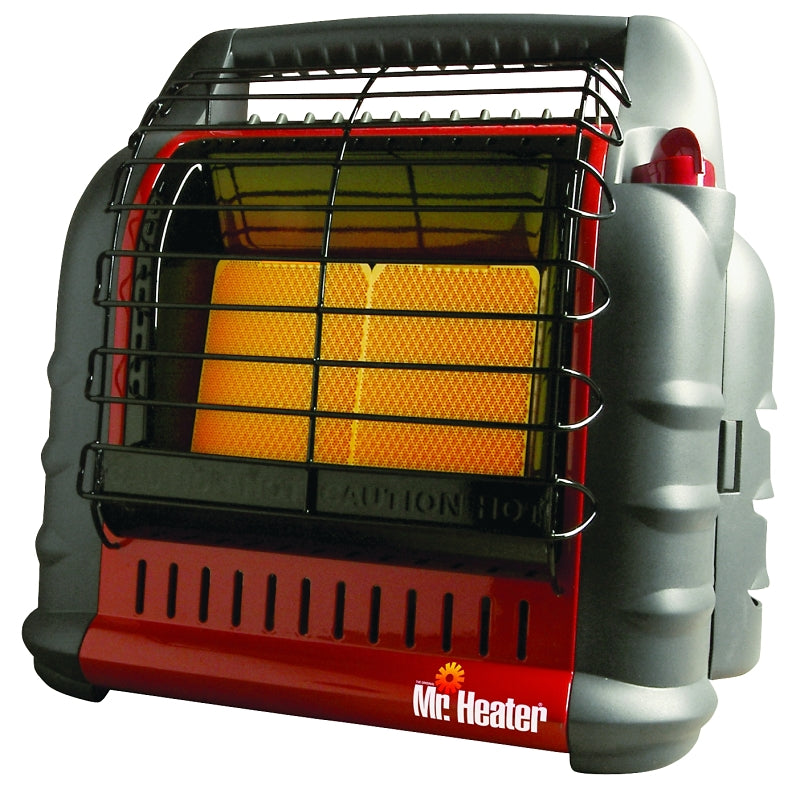 MR HEATER Mr. Heater Big Buddy F274805 Portable Heater, 2 or 20 lb Tank, Propane, 4000 to 18,000 Btu/hr BTU, Red APPLIANCES & ELECTRONICS MR HEATER