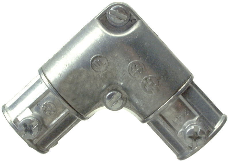 HALEX Halex 14607 EMT Inside Corner Pull Elbow, 90 deg Angle, 3/4 in, Zinc, Each ELECTRICAL HALEX