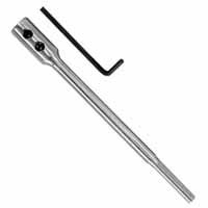 IRWIN Irwin SPEEDBOR 88601 Wood Boring Bit Extension, 1/4 in Shank, Hex Shank, 12 in L, HSS