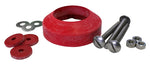 KORKY Korky 464BP Tank-to-Bowl Gasket, 2-1/8 in ID x 3-1/2 in OD Dia, Sponge Rubber, Red, For: 2 in 2-Piece Toilet Tanks PLUMBING, HEATING & VENTILATION KORKY