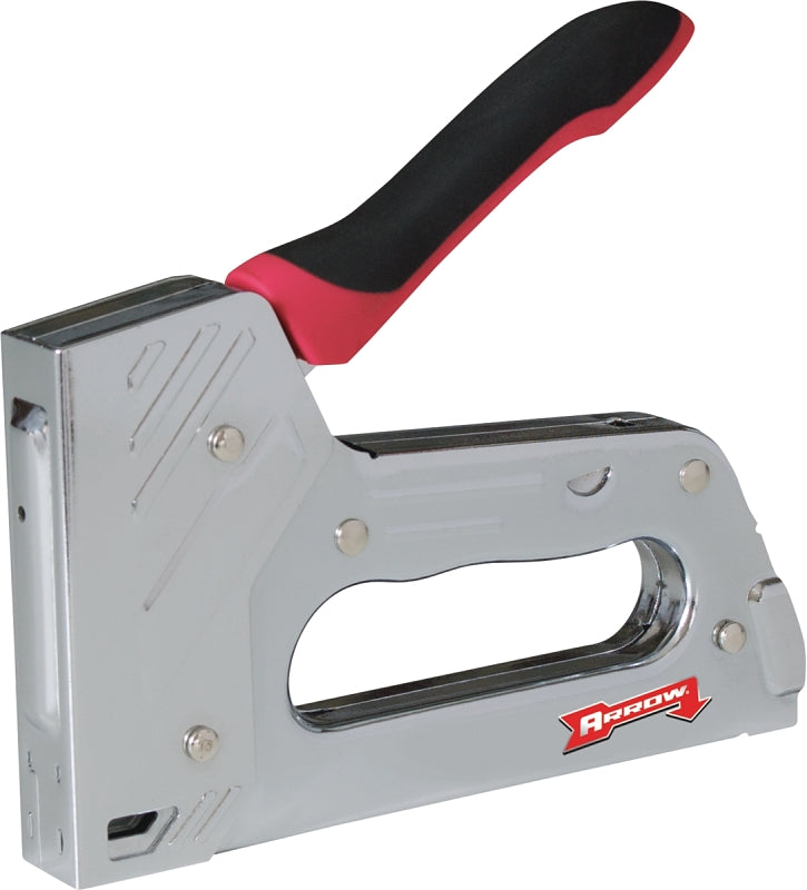 ARROW Arrow T55BL Staple Gun, T50 Staple, 3/8 in W Crown, 1/4 to 9/16 in L Leg, Steel Staple