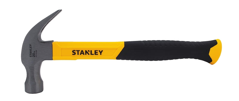 STANLEY STANLEY STHT51539 Nail Hammer, 20 oz Head, Curve Claw, Smooth Head, HCS Head, 13 in OAL TOOLS STANLEY