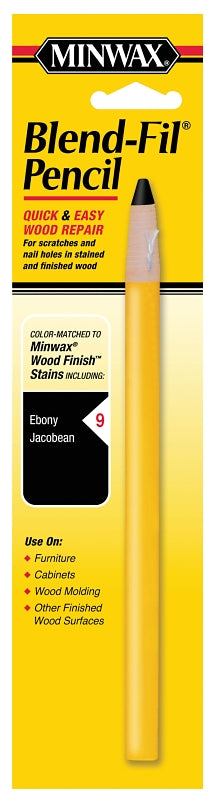 MINWAX Minwax 110096666 Wood Filler Pencil, Solid, Ebony/Jacobean, #9