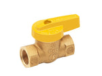 B & K INDUSTRIES B & K ProLine Series 110-522HC Gas Ball Valve, 3/8 in Connection, FPT, 200 psi Pressure, Manual Actuator PLUMBING, HEATING & VENTILATION B & K INDUSTRIES