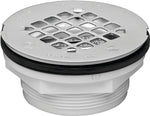 OATEY Oatey 42099 Shower Drain, PVC, White, Specifications: Snap-In Cover Design, Round Shape, For: 2 in SCH 40 DWV Pipes PLUMBING, HEATING & VENTILATION OATEY