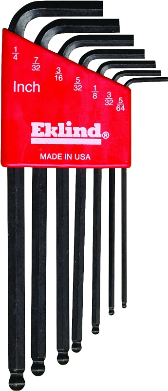 EKLIND Eklind 13207 Hex Key Set, Includes: 5/64 to 1/4 in Keys, 7-Piece TOOLS EKLIND
