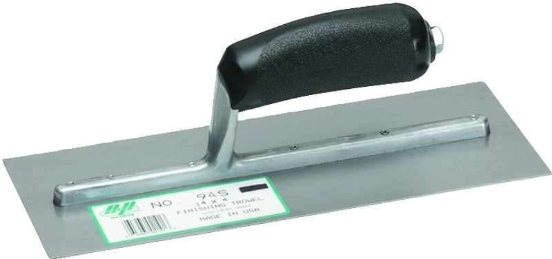 MARSHALLTOWN Marshalltown FT144P Finishing Trowel, 14 in L Blade, 4 in W Blade, Steel Blade, Curved Handle, Plastic Handle