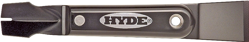 HYDE Hyde Black & Silver Series 02950 Glazing Tool, Slotted V-Shape Blade, HCS, Satin PAINT HYDE