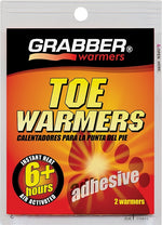 GRABBER WARMER Grabber Warmers TWES Adhesive Toe Warmer, Specifications: 100 deg F Average, 107 deg F Max, 6 hr Continuous Warmth